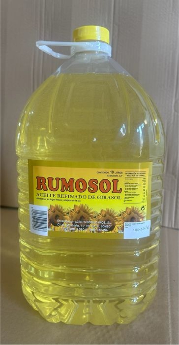 ACEITE GIRASOL 10 L.